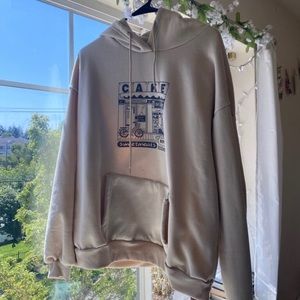 Cartoon printed hoodie